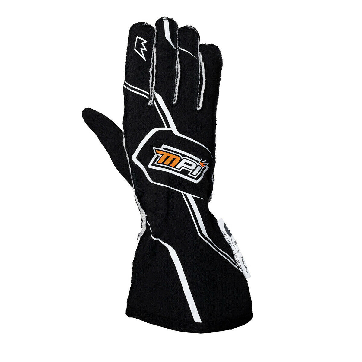 Racing Driving Gloves, Black - Large