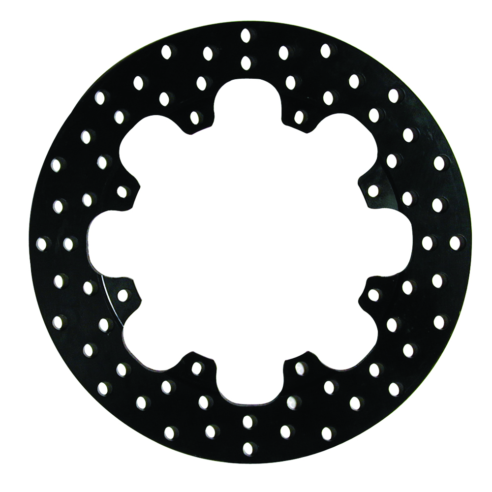 8 x 7 in. Drilled Steel Rotor