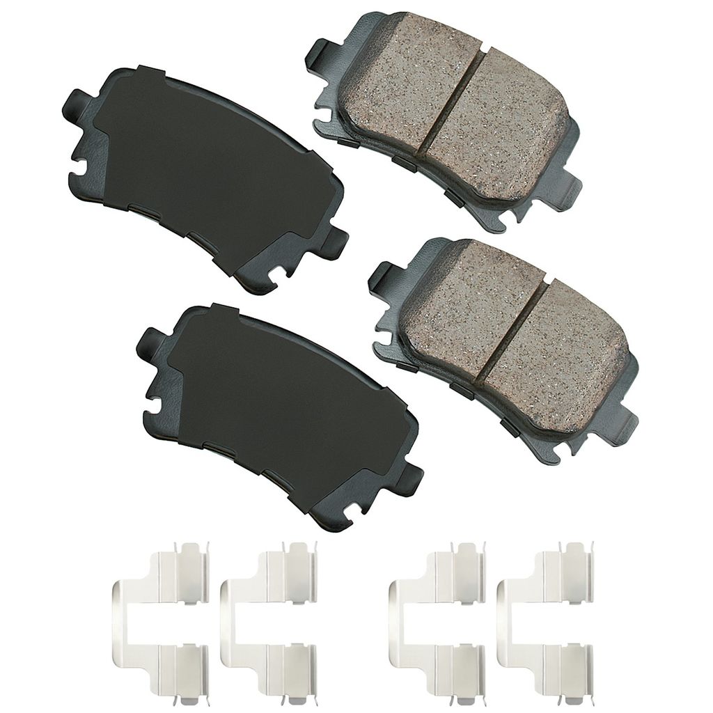 AKEEUR1348A Brake Pads Rear for 2006-2010 Audi A3 & 2006-2009 Quattro