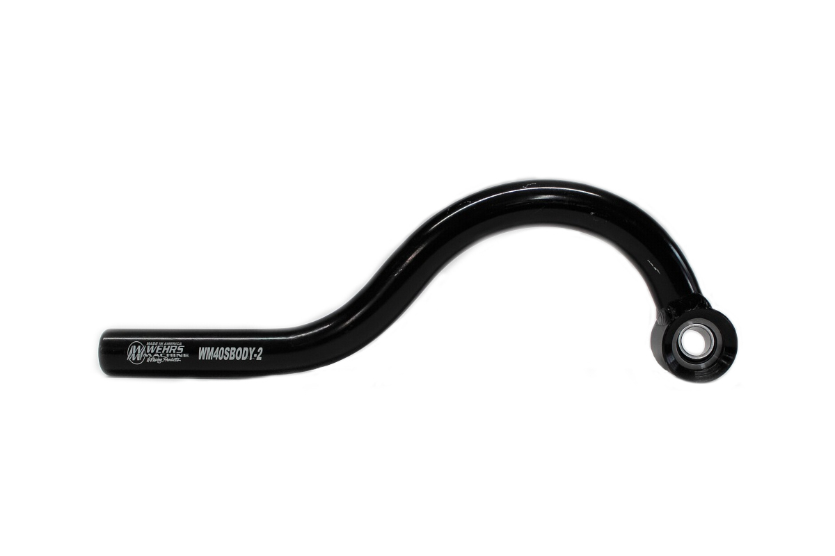 15.5 in. J-Bar Body 4 in. Drop Spherical Rod Ends, Black