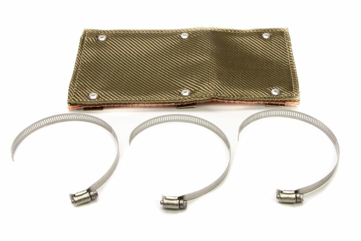 6 in. x 1 ft. Titanium Pipe Exhaust Shield