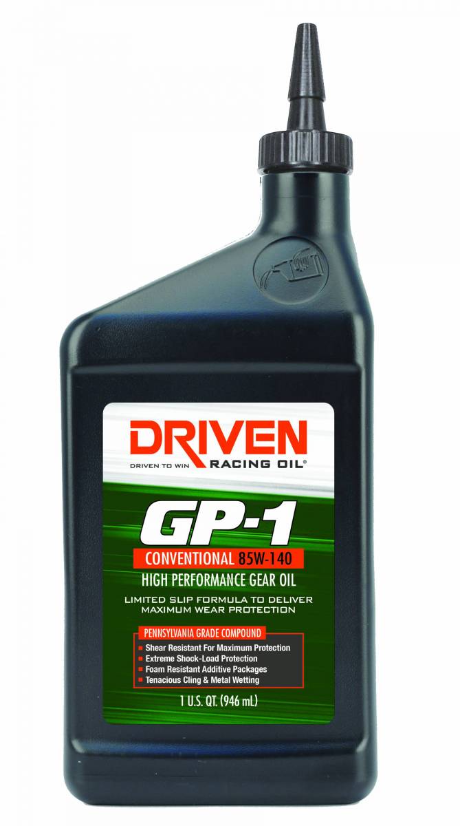 Picture of Driven Racing Oil JGP19140 GP-1 Conventional 85W140 Gear Oil&#44; 0.25 gal