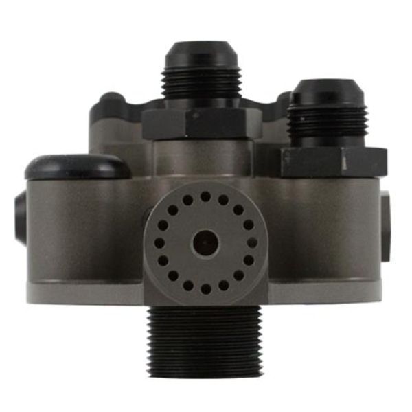 PTR09-1571 1.5-12 in. Thread 12AN Engine Primer Oil Filter Mount