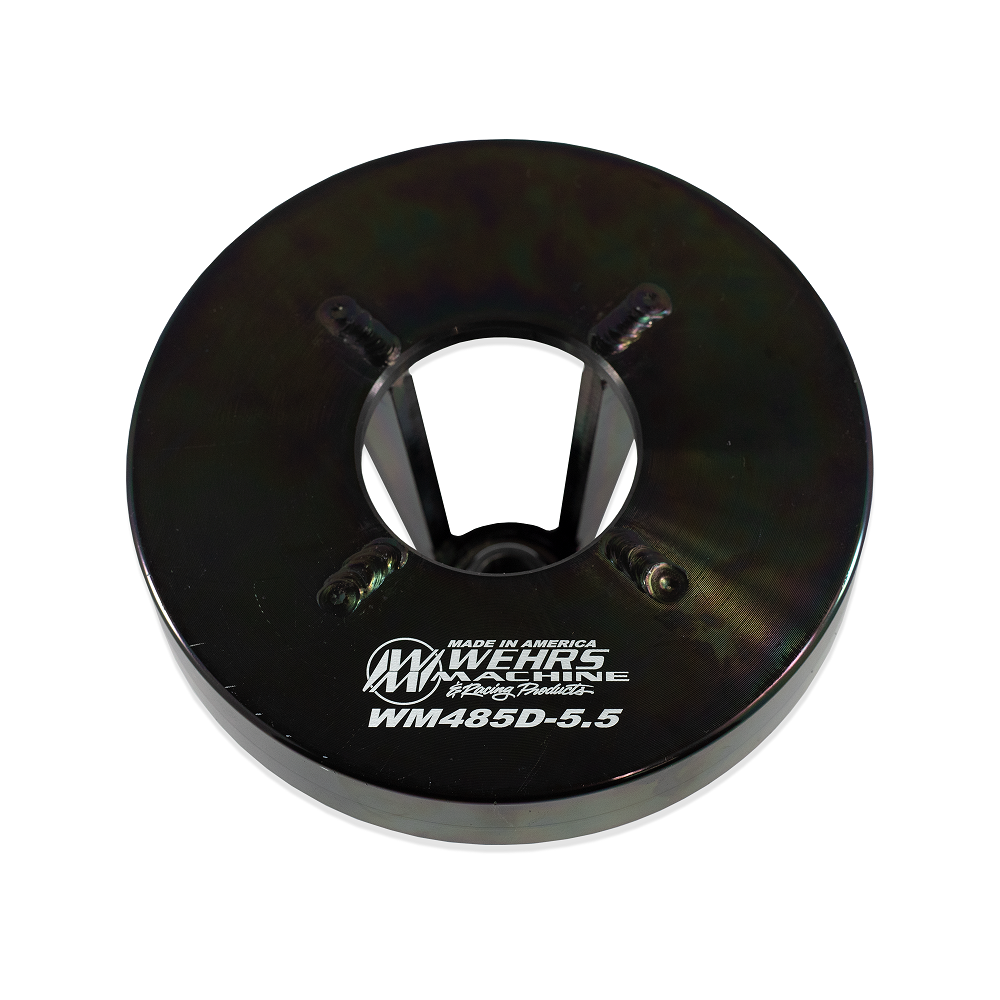 WEHWM485D-5.5 5.5 in. Swivel Alignment Spring Drop Cup, Black