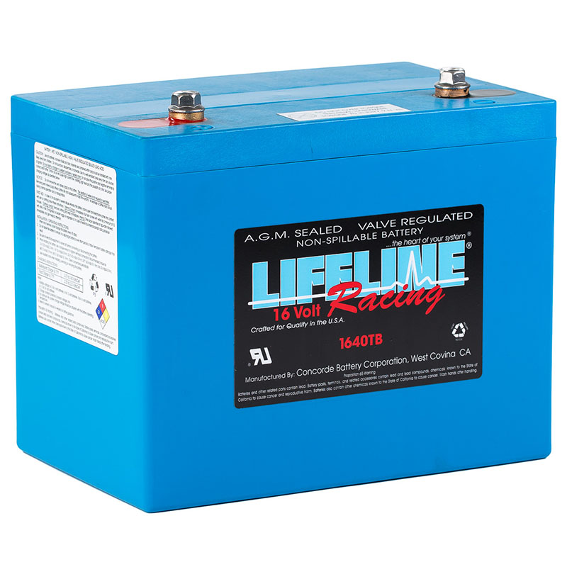 Picture of Lifeline Batteries LFBLL-1640TB 16V 2 Post Battery