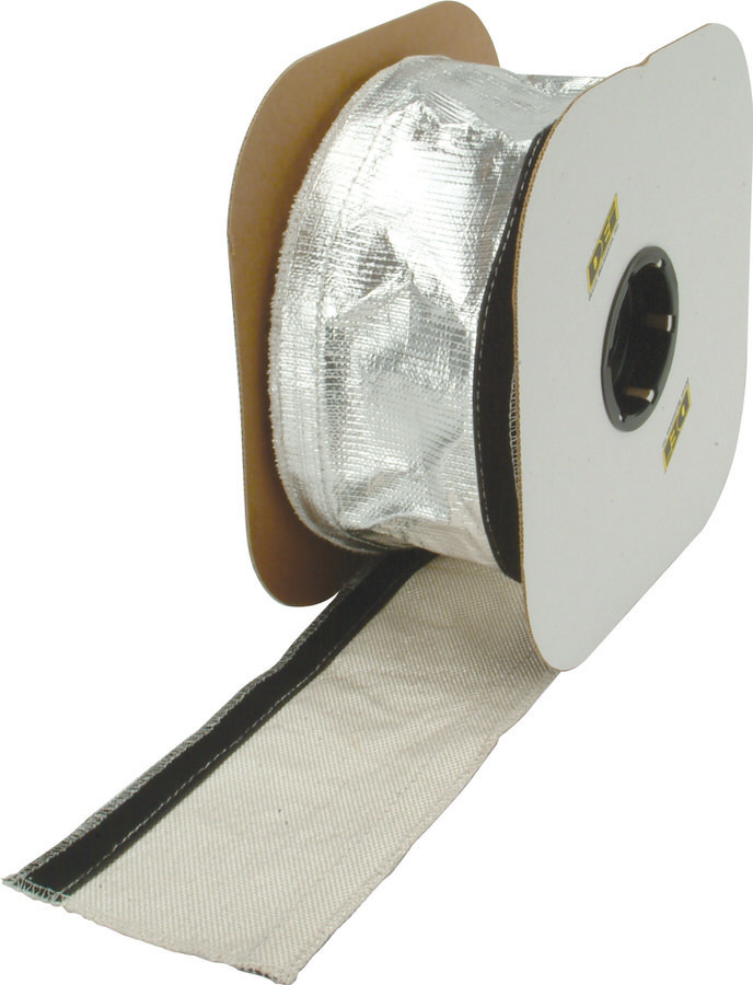 0.25-1.25 in. x 3 ft. Heat Shroud Aluminized Sleeve, Silver