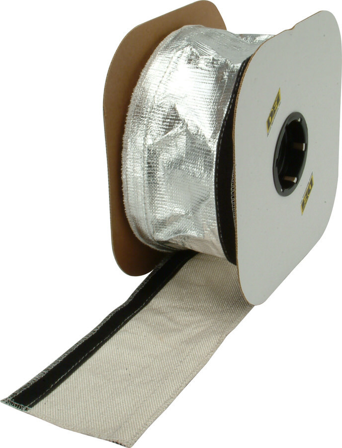 2-2.5 in. x 3 ft. Heat Shroud Aluminized Sleeve, Silver