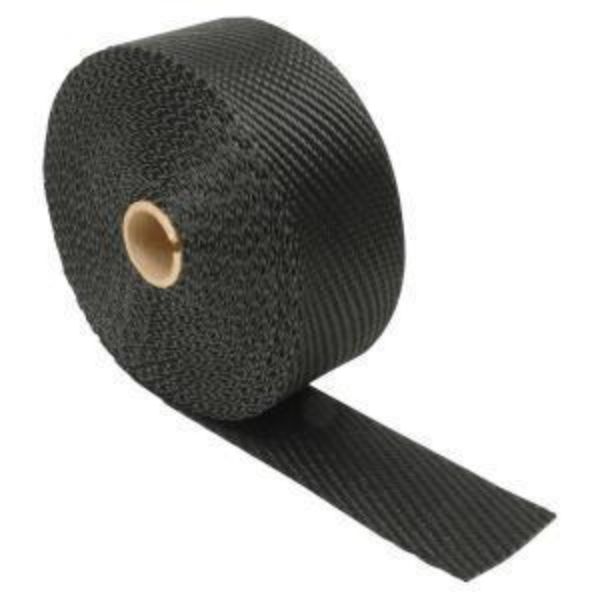 2 in. x 25 ft. Titanium Exhaust Wrap, Black