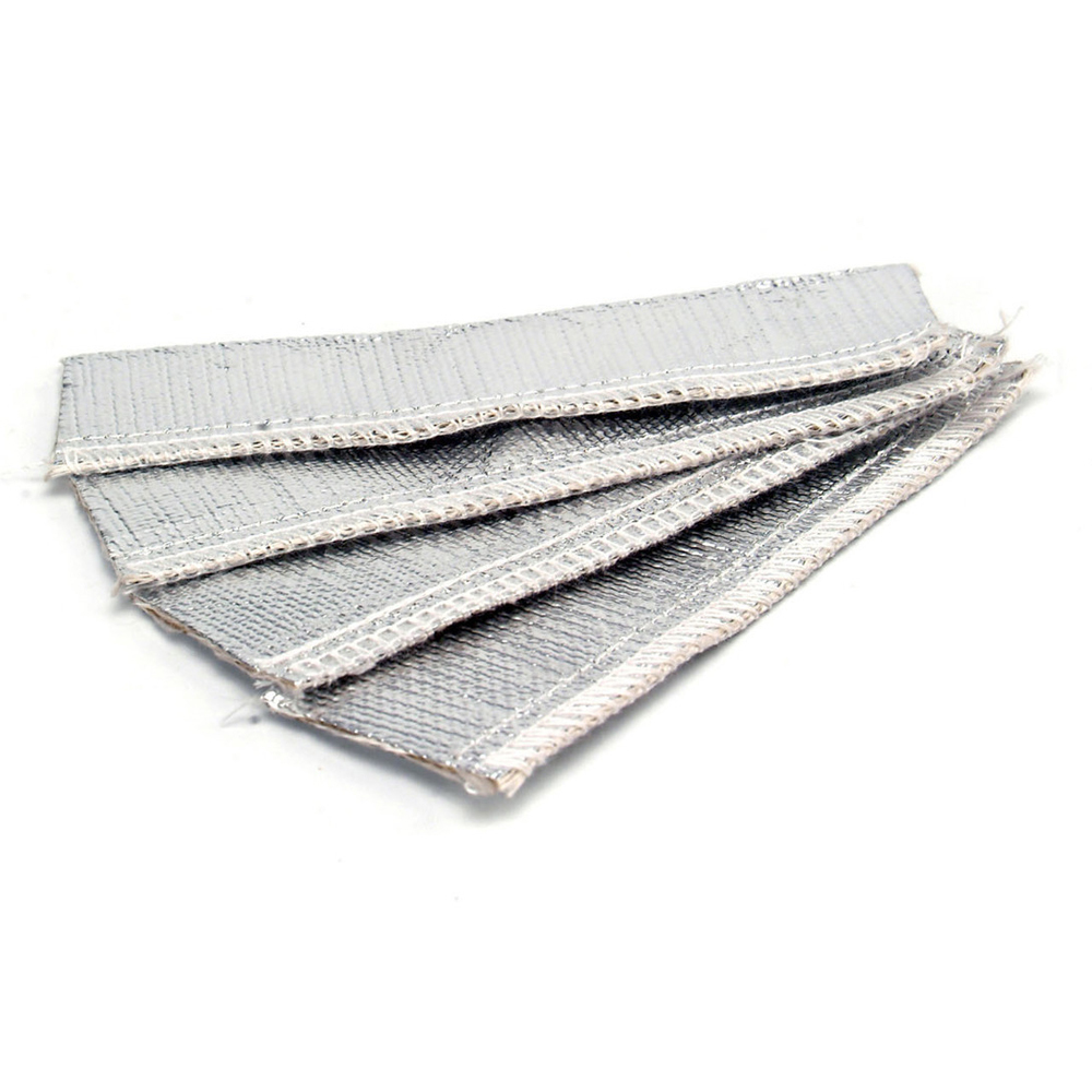 0.75 x 6 in. Aluminized Wire Sheath, Silver - Pack of 4