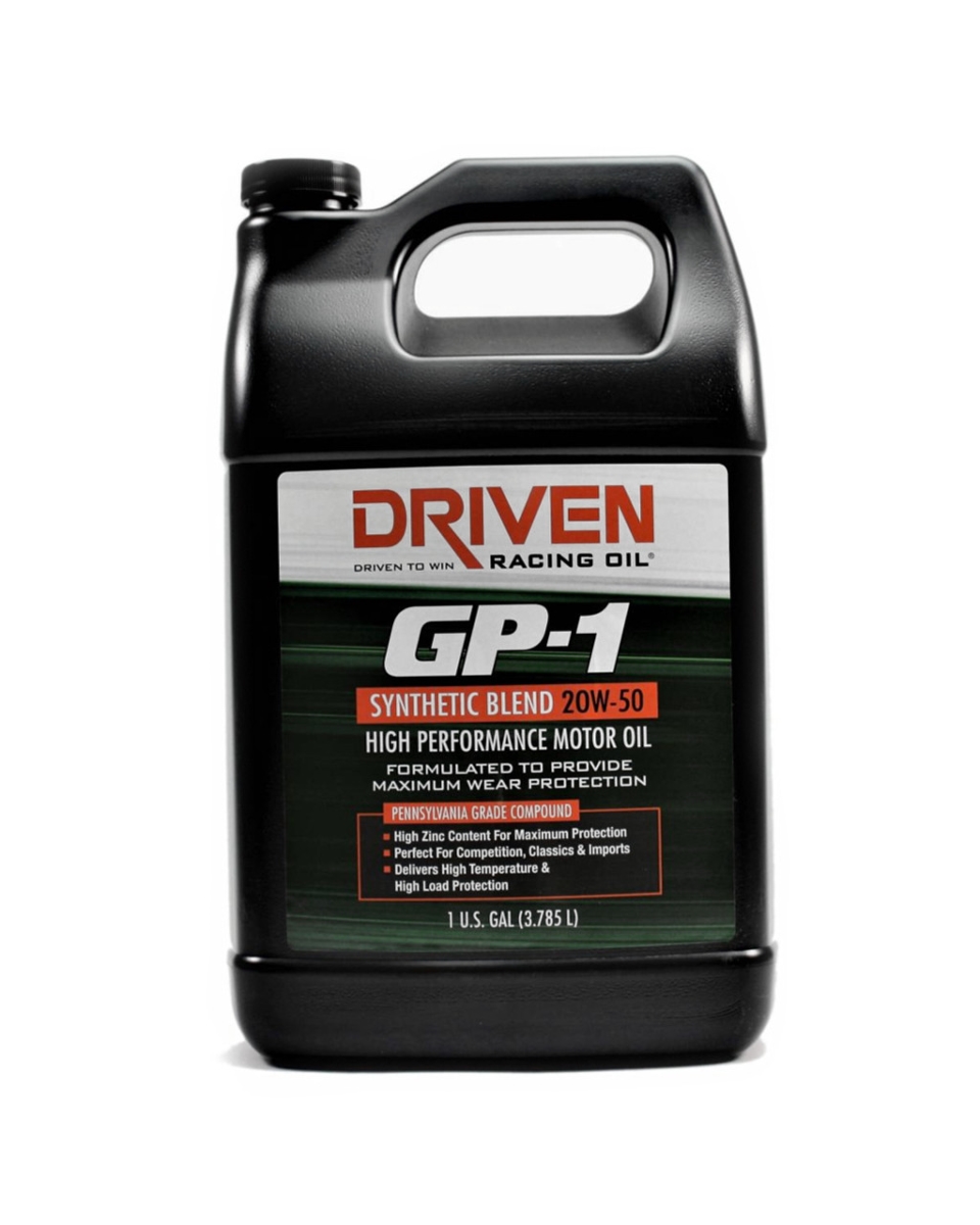 Picture of Driven Racing Oil JGP19508 1 gal GP-1 20W50 Synthetic Blend Jug