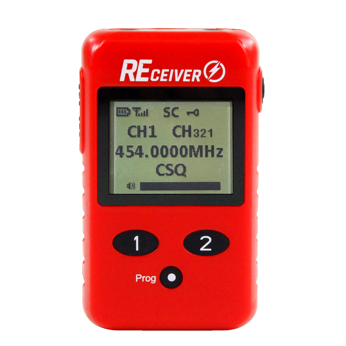 Picture of Racing Electronics RCERECEIVER UHF 450-470MHZ Radio Receiver&#44; Red