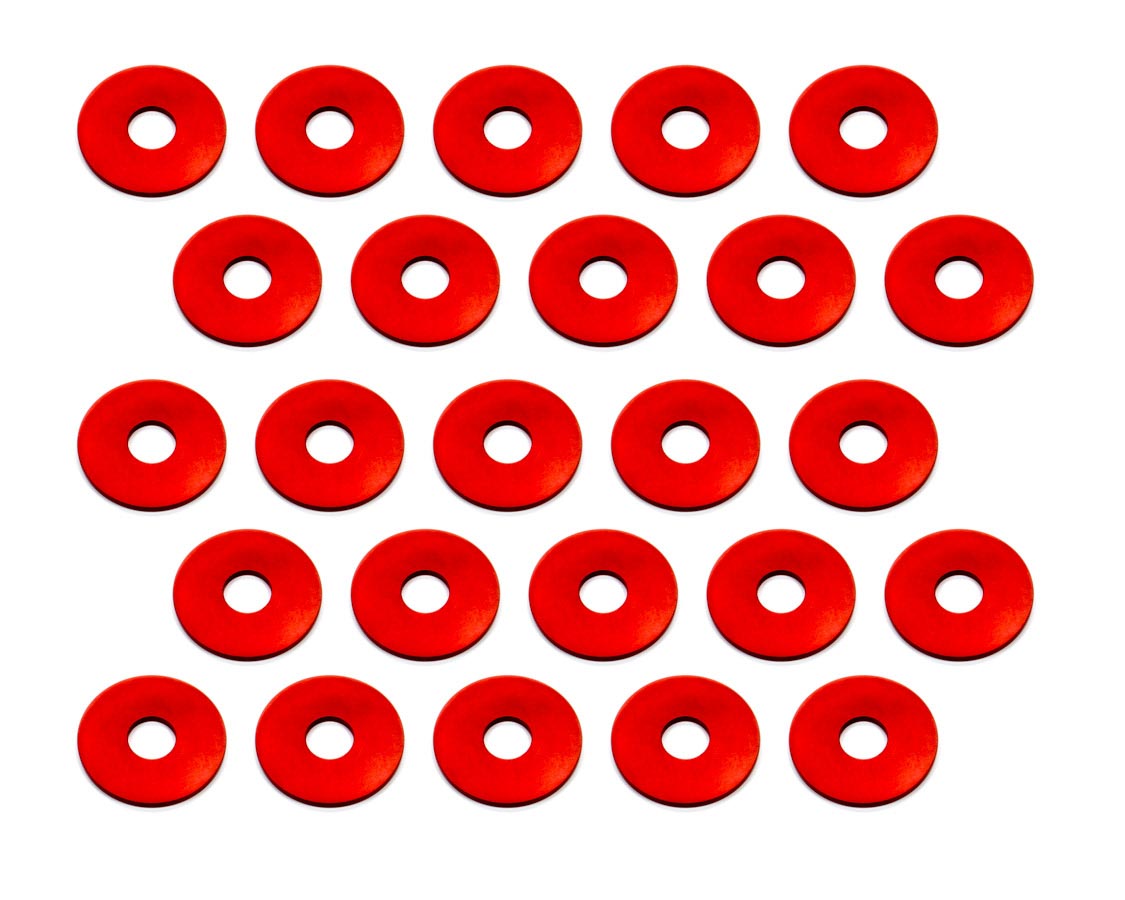 2.00 x 0.633 x 0.125 in. Flat Washer, Red