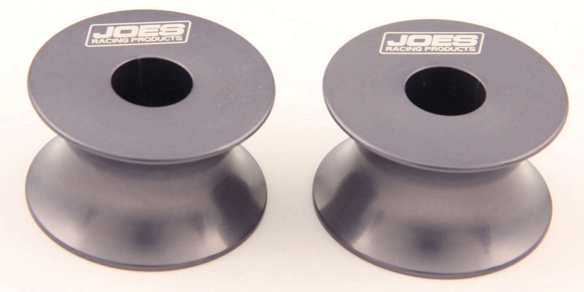 1 in. Motor Mount Spacer, Black - Set of 2