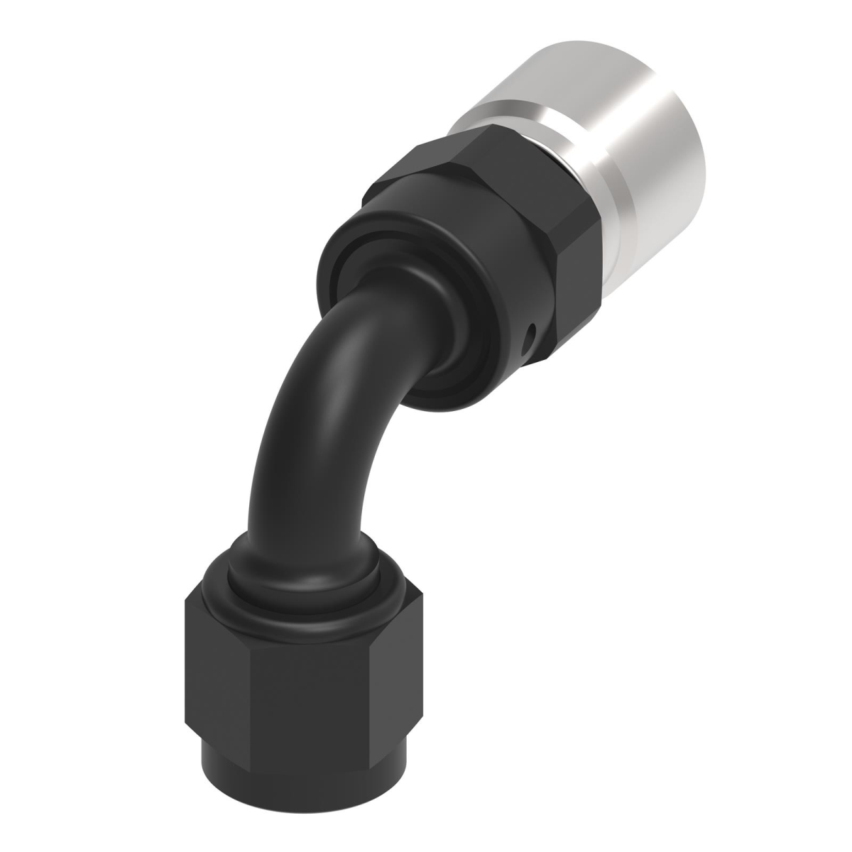 AERFCL4232 6 AN 90 Degree StreetLite Crimp Fitting