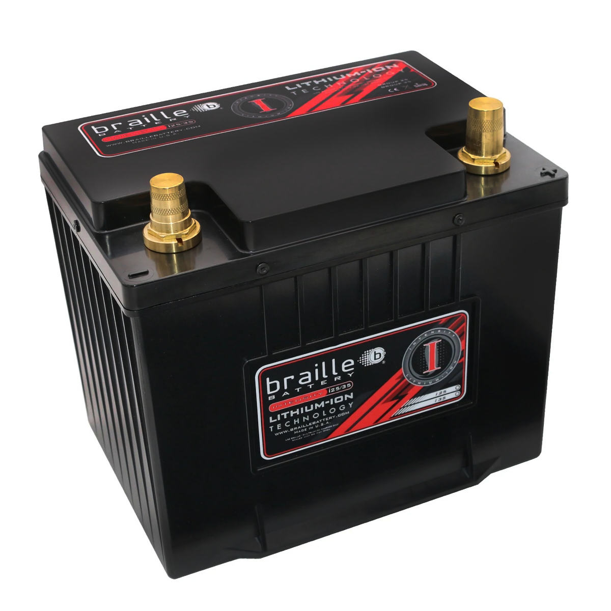 Picture of Braille Auto Battery BRBI35X 12V Lithium Intensity Light Weight Battery