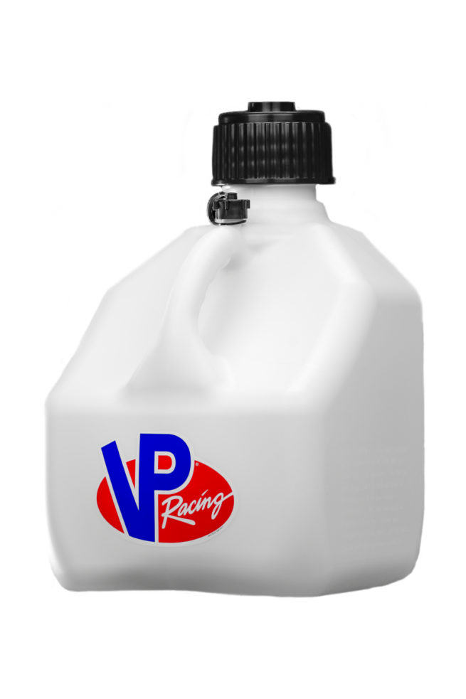 3 gal Square Motorsports Utility Jug, White
