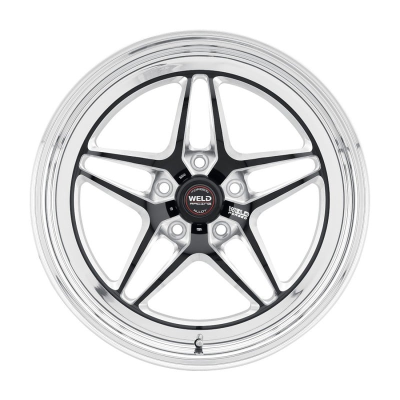 WEL82HB7100B72F 17 x 10 in. 5 x 4.75 in. Bolt Pattern High Pad Aluminum Beadlock Wheel, Clear