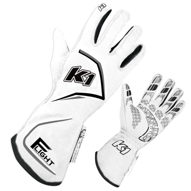 Flight Gloves, White - Extra Large