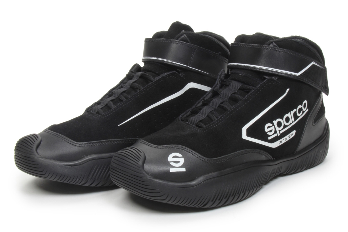 SCO0012PS2105NR Stop 2 Shoe Pit, Black - Size 10.5 -  Sparco