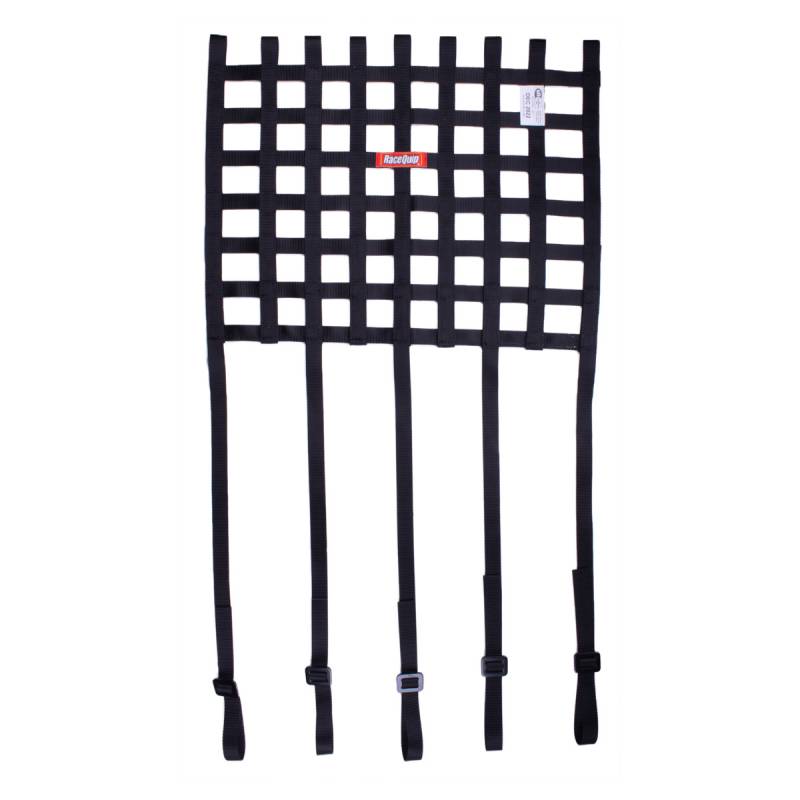 18 x 24 in. Window Net with Strap Mounts - Black