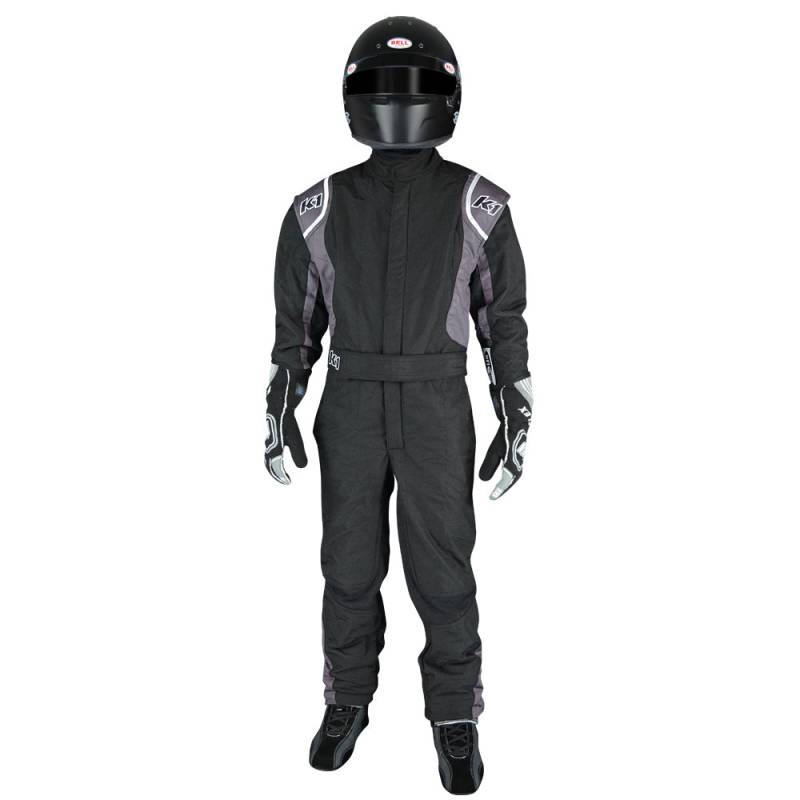 K1R20-PRY-NG-7XS Precision II Suit, Black & Grey - 7XS