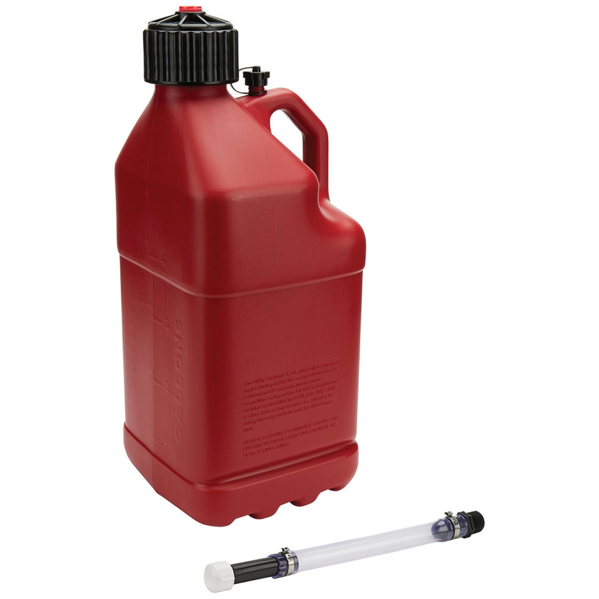 5 gal Square Utility Jug, Red