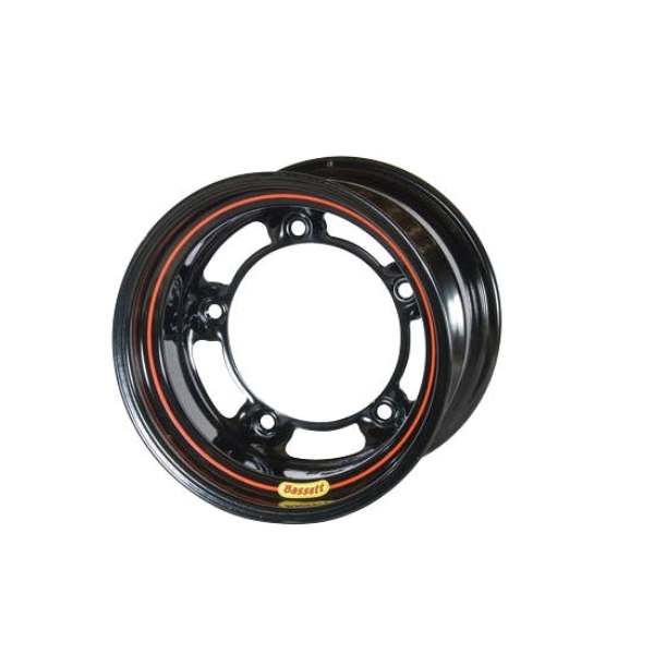 15 x 10 in. Ultra Light Wheel with 5 in. Backspace, Black