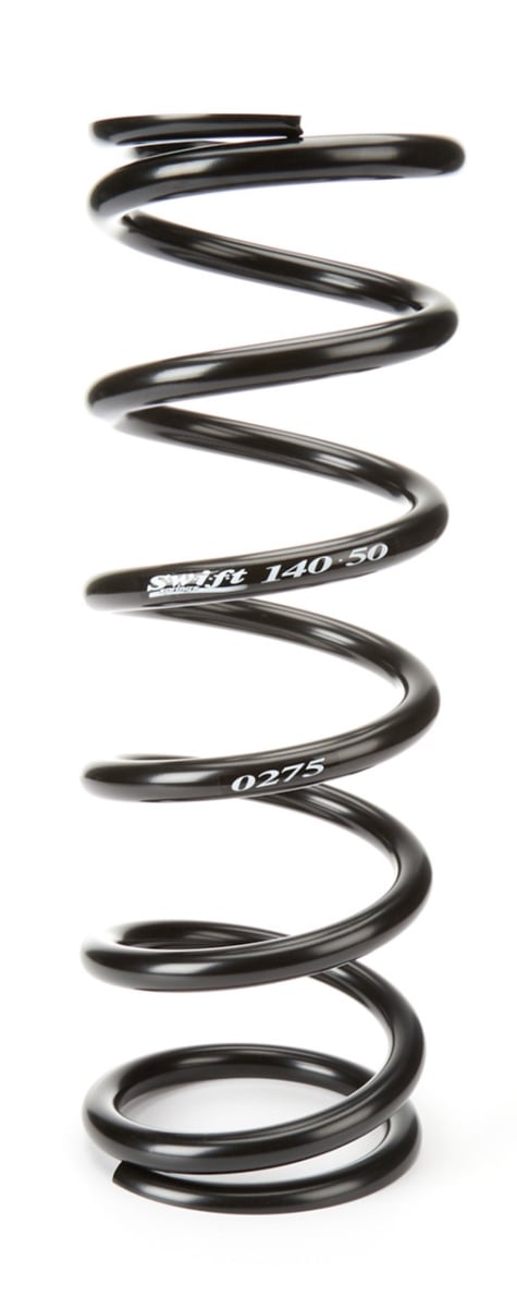 SWI140-500-225 14 x 5 in. Conventional Rear Spring, Black