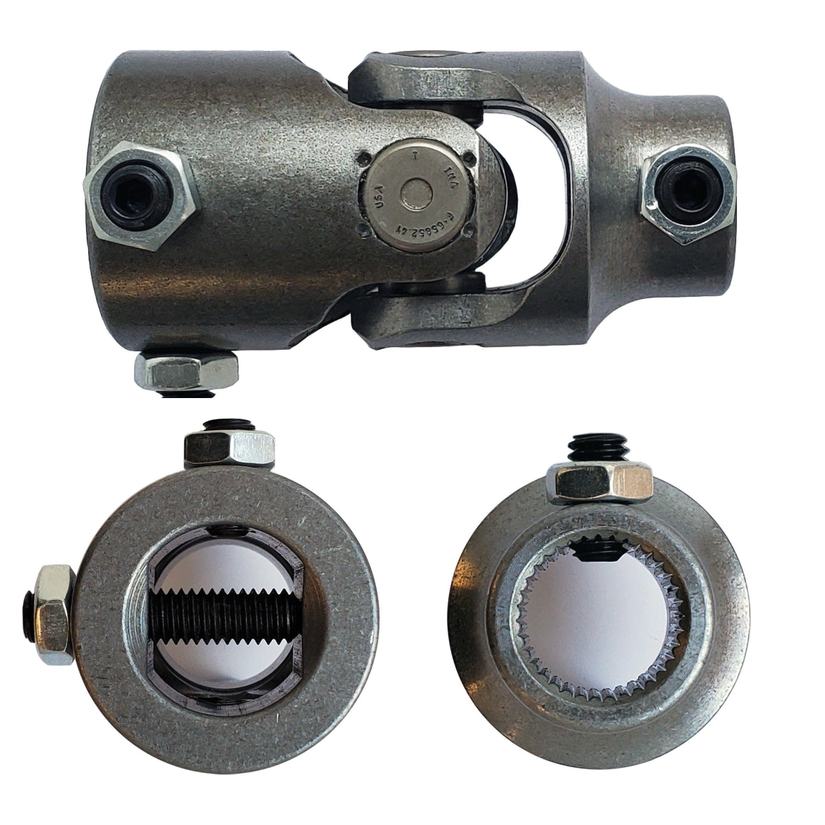 1 DD x 0.81-36 in. Steel Steering Universal Joint