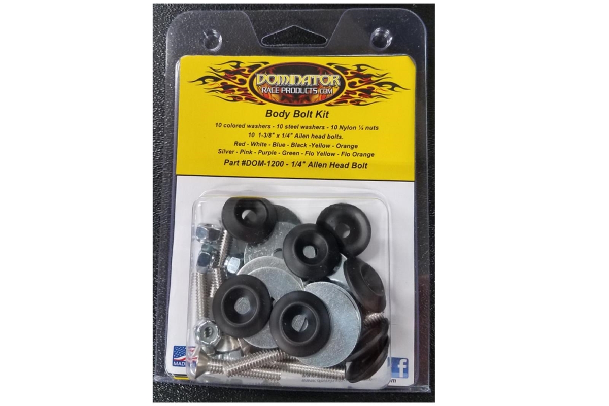 Black Allen Head Body Bolt Kit - Natural