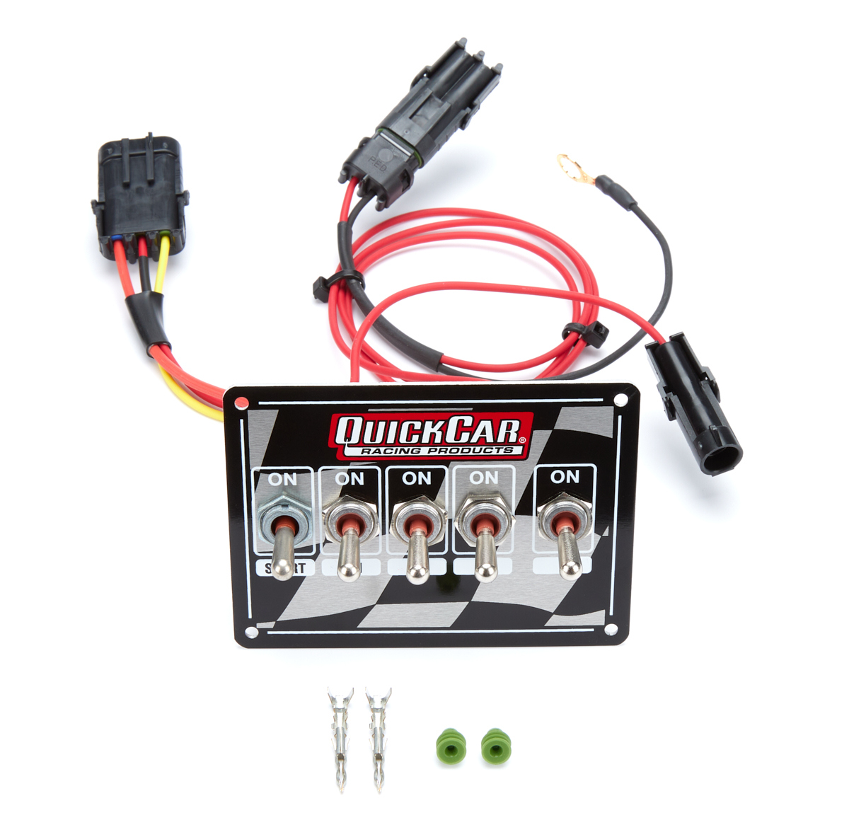 4.125 x 3 in. Ignition Panel - Single Ing with ACC Switches Check
