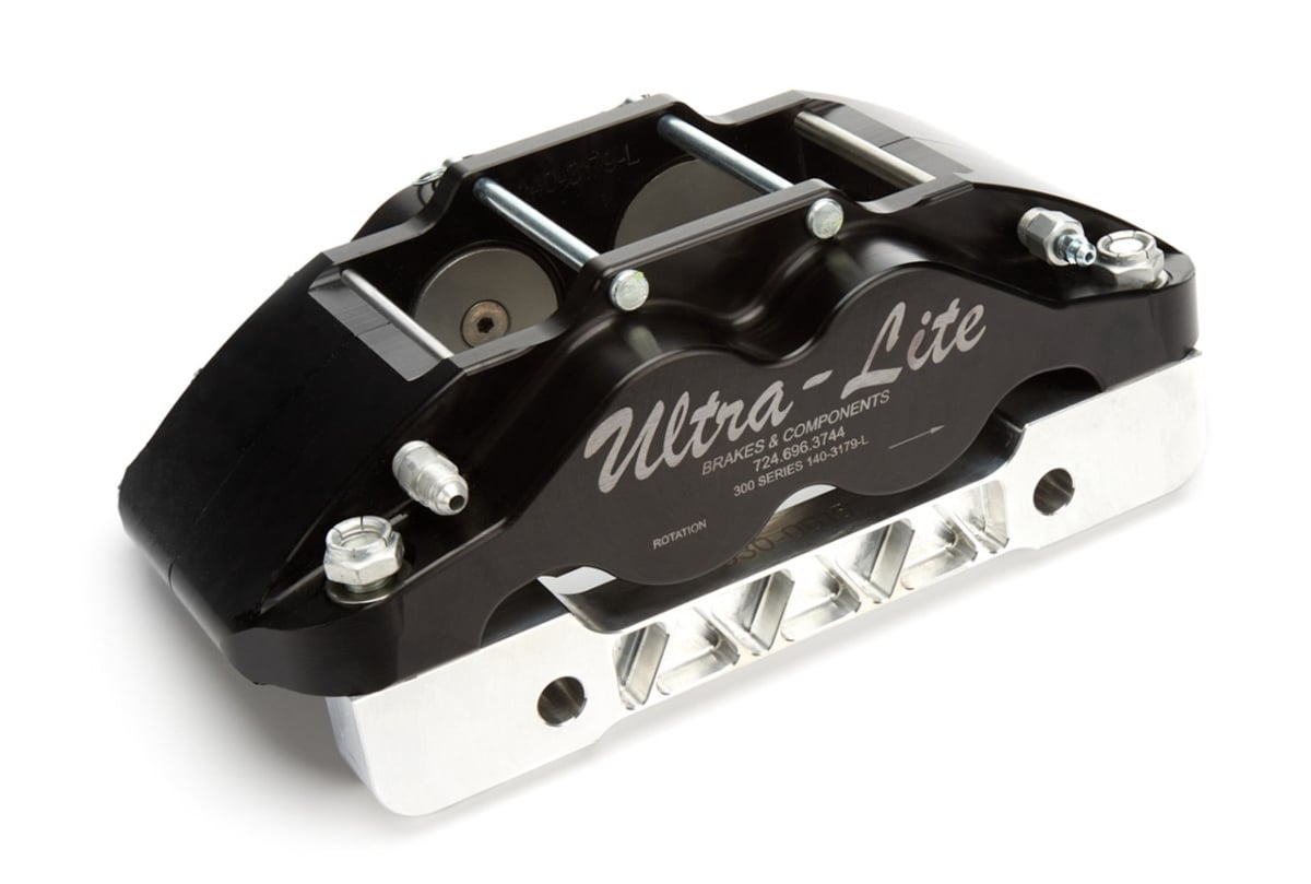 MPD17100 Left Side Aluminium Brake Caliper Radial Mount, Black -  MPD RACING