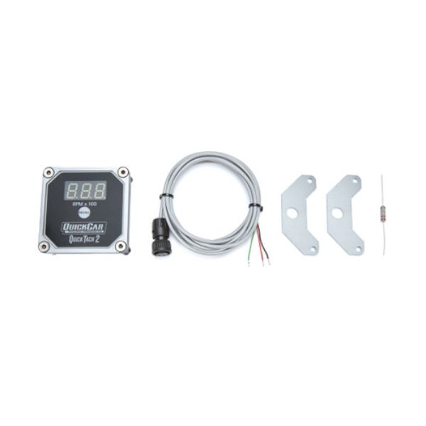 QuickTach 2 LED Tachometer, Black