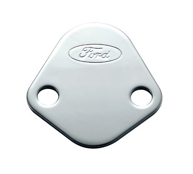 FRD302-290 Fuel Pump Block Off Plate for 2020  289, Chrome
