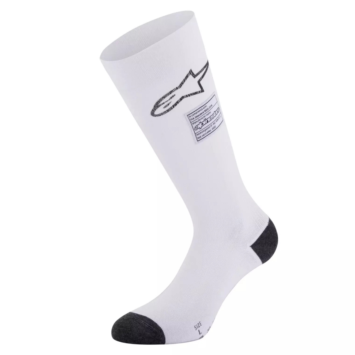 ALP4704323-20-L ZX V4 Socks, White - Large