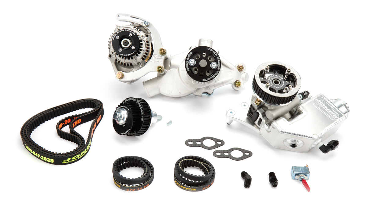SBC 602 Aluminium Complete Drive Dirt Legal Crate Kit with Cog Belts & Steel Water Pump