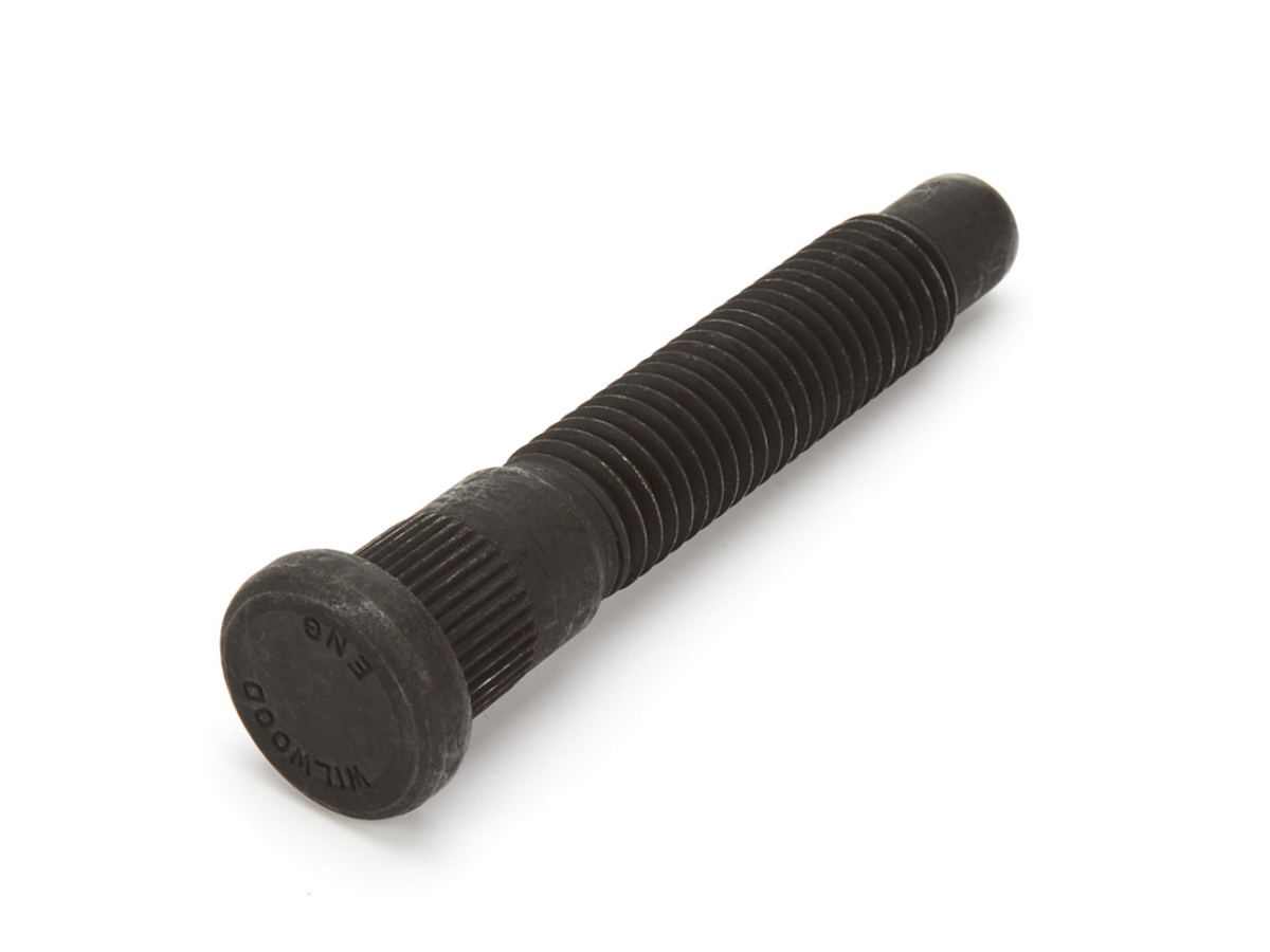 0.625-11 x 4 in. Wheel Studs Course Thread - Black