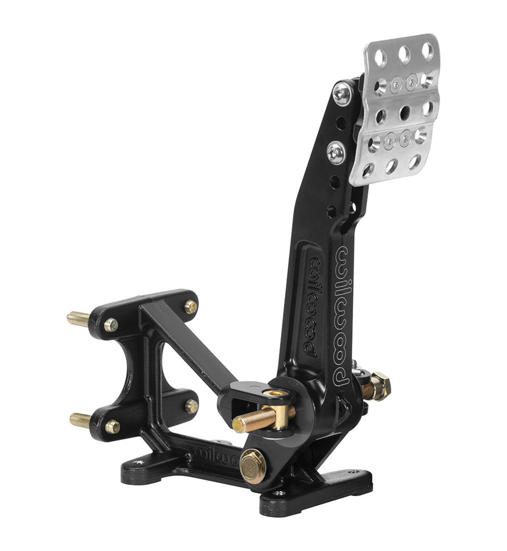 Adjustable Floor Mount Dual Brake Pedal, Black