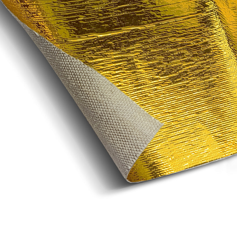 24 x 24 in. Non Adhesive Heat Shield, Gold