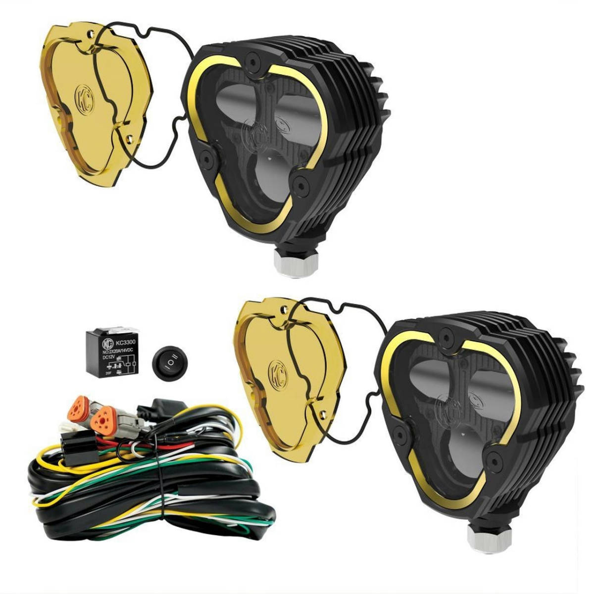 Flex Era 3 Dual Mode SAE Fog Light Kit - Set of 2