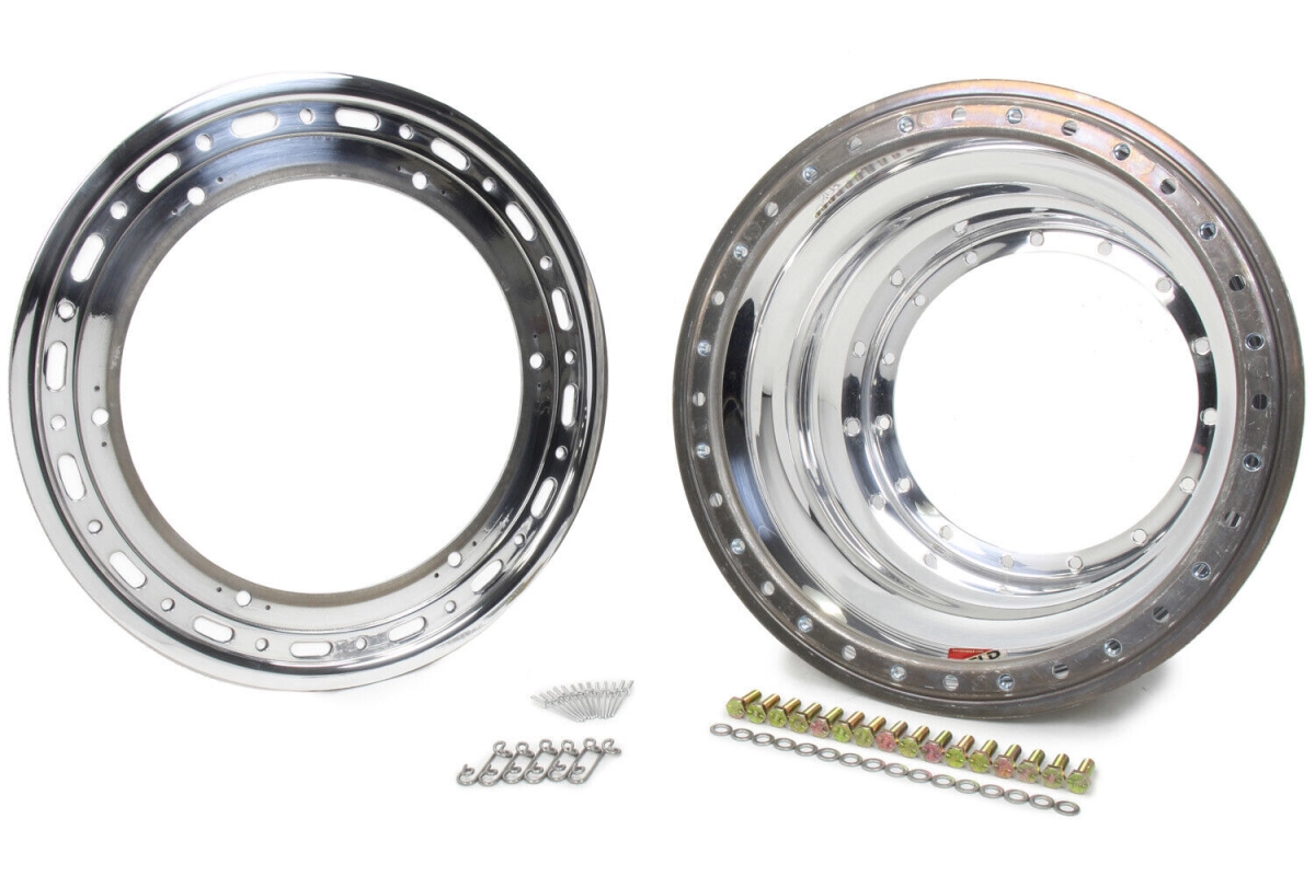 15 x 9.25 in. Outer Half Bead-Loc Wheels with Dzus No Cover