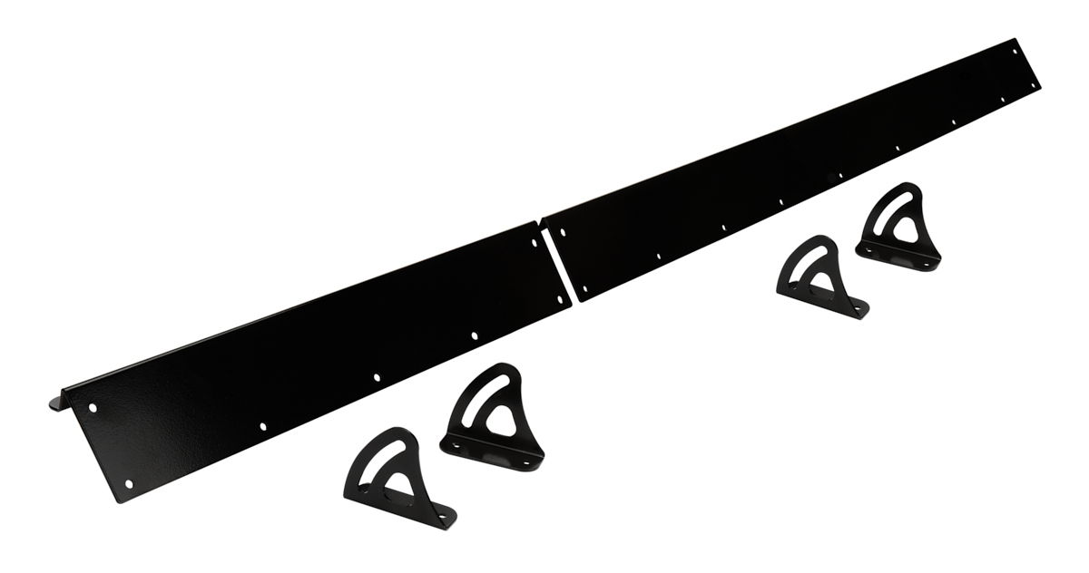 Picture of Allstar Performance ALL22960 67 x 3 in. Spoiler - Black Powder Coat - 2 Piece