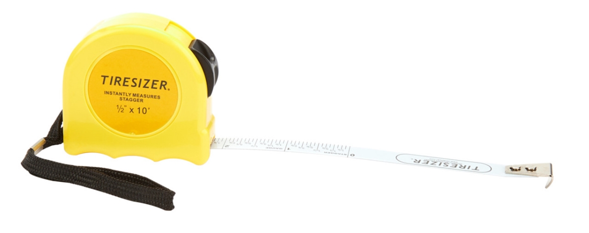 Tire Tape Measure, Yellow