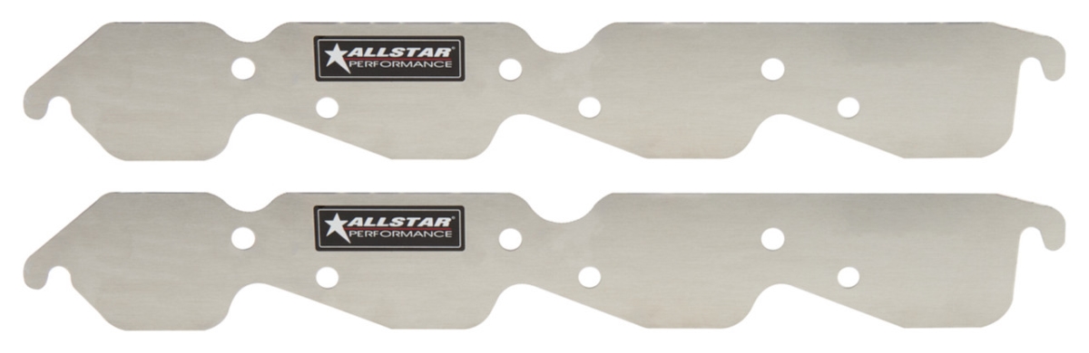 Block Off Plates BBC Engines Exhaust, Natural
