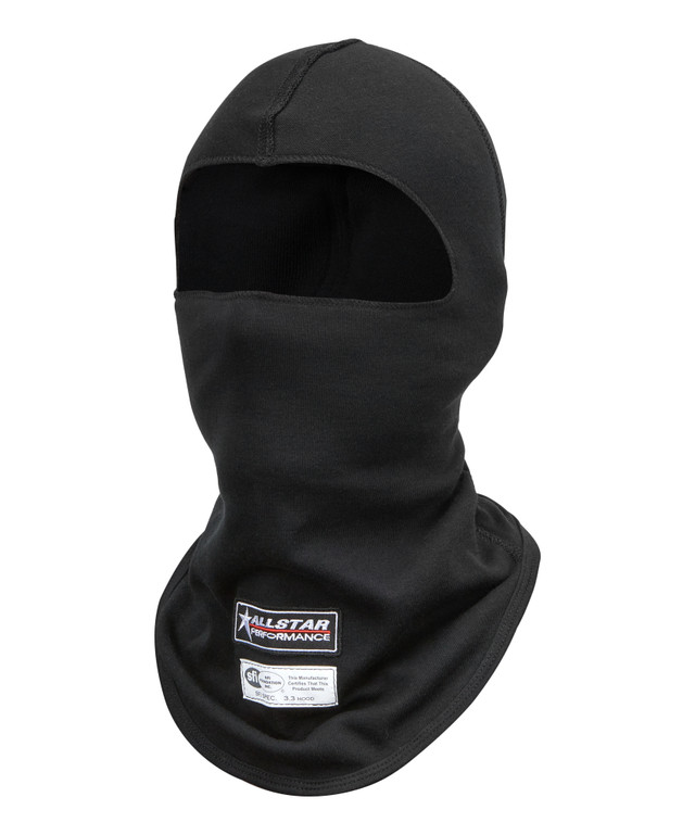 Picture of Allstar Performance ALL923114 SFI 3.3 Fire Resistant Single Layer Head Sock&#44; Black