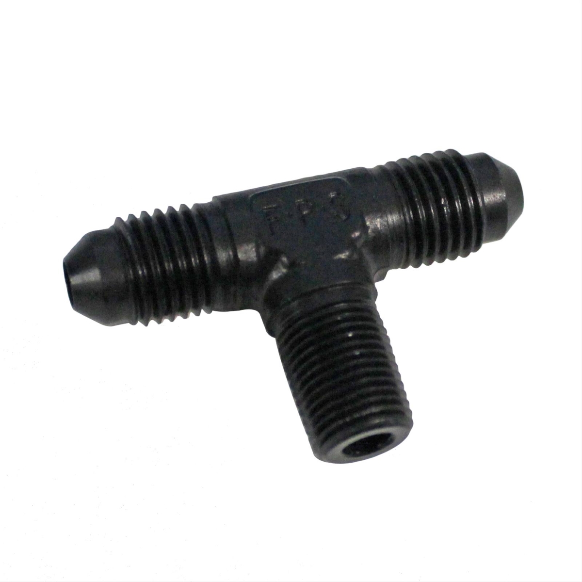 4AN 0.125 MPT Tee Adapter Fittings, Black