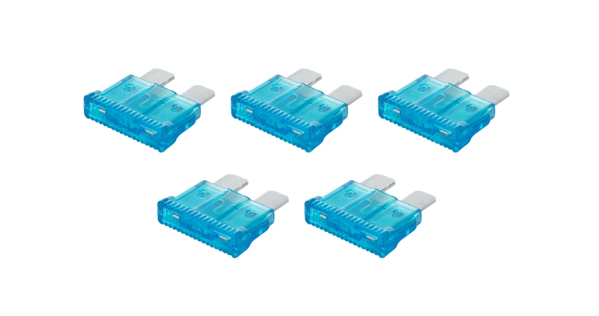 Picture of Allstar Performance ALL76366 15A Plastic ATC & ATO Fuse&#44; Blue - Pack of 5