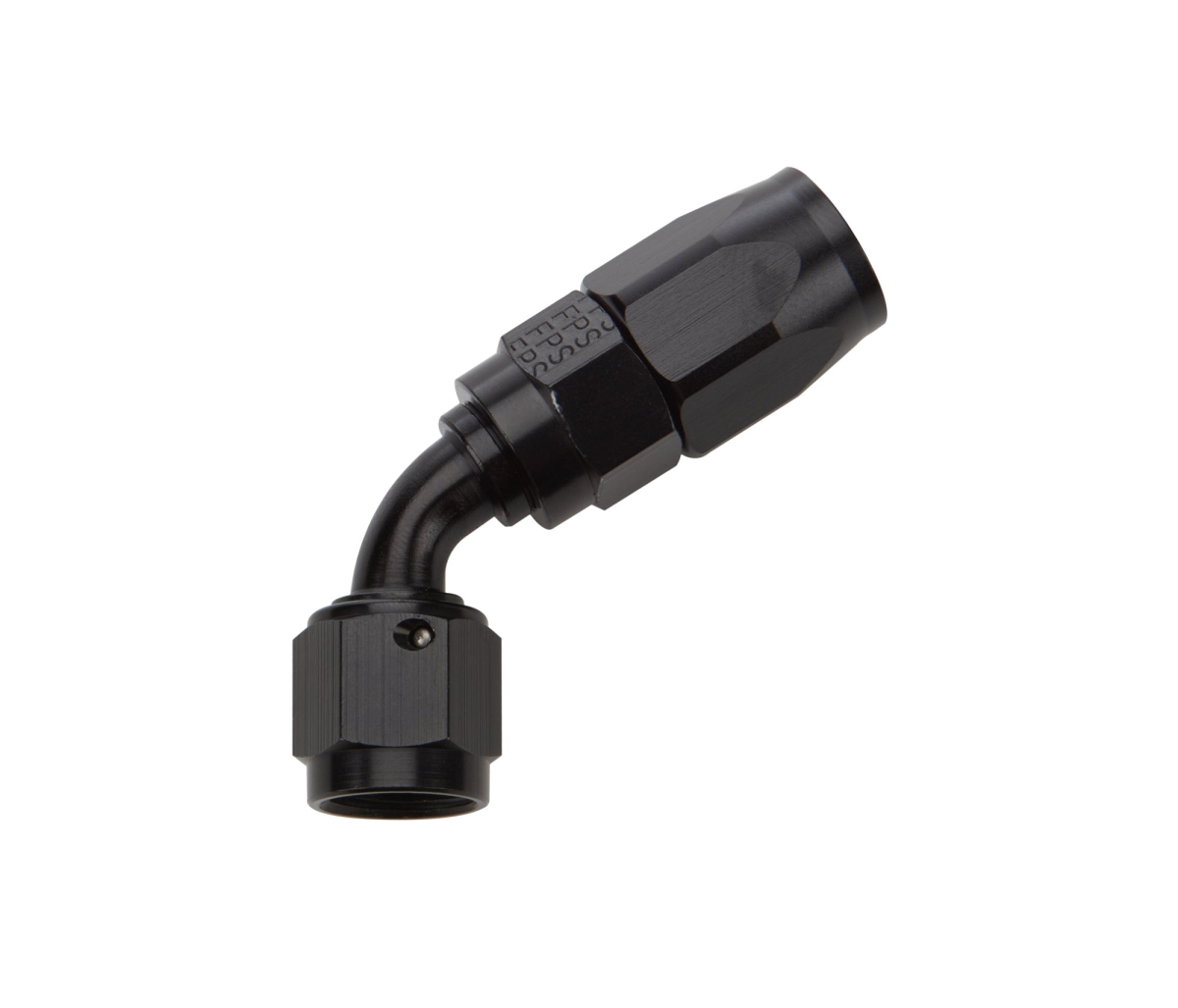 ALL49342 -6AN 60 deg Elbow Reusable Hose End, Black Anodized