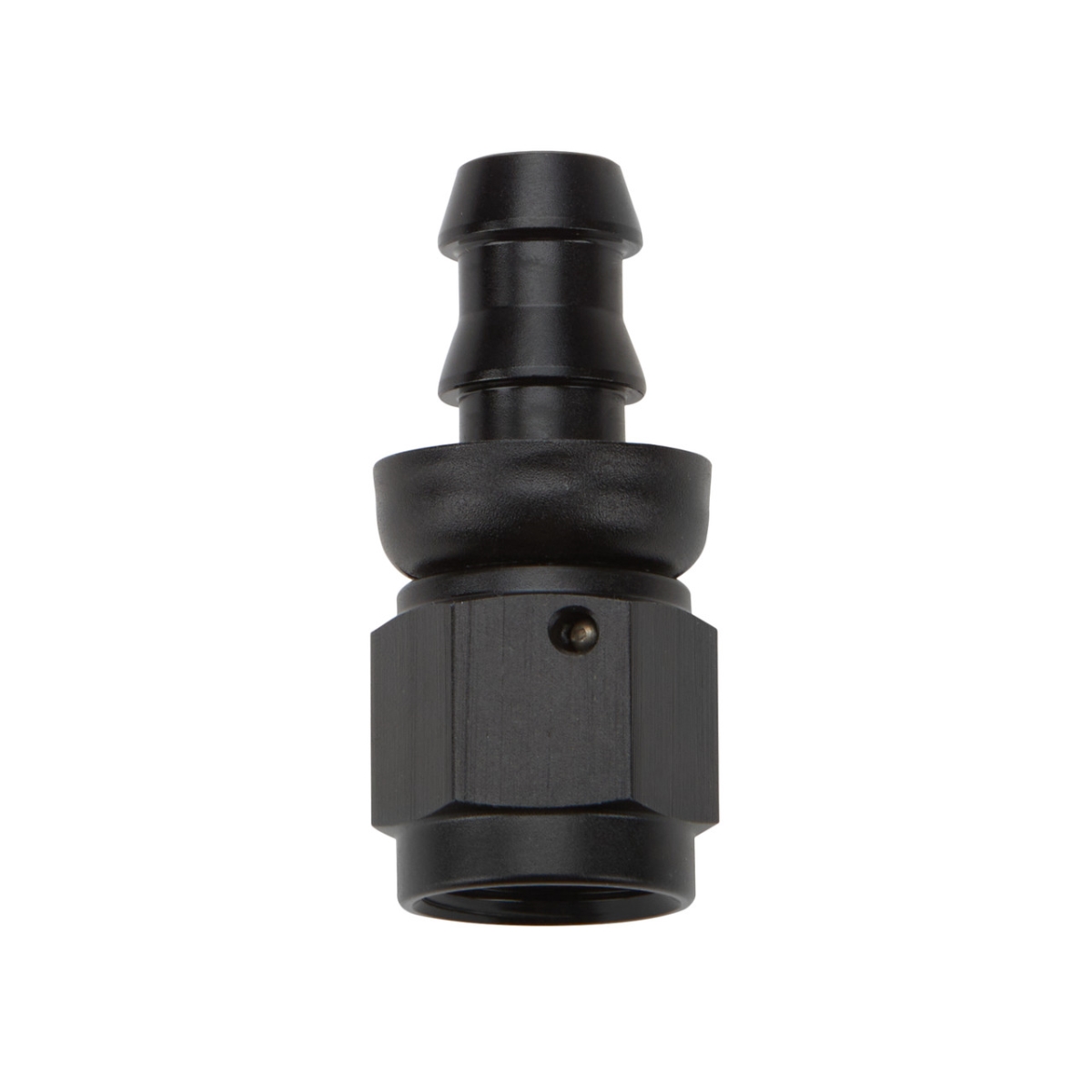 ALL49411 -4AN Straight Pushlock Hose End, Black