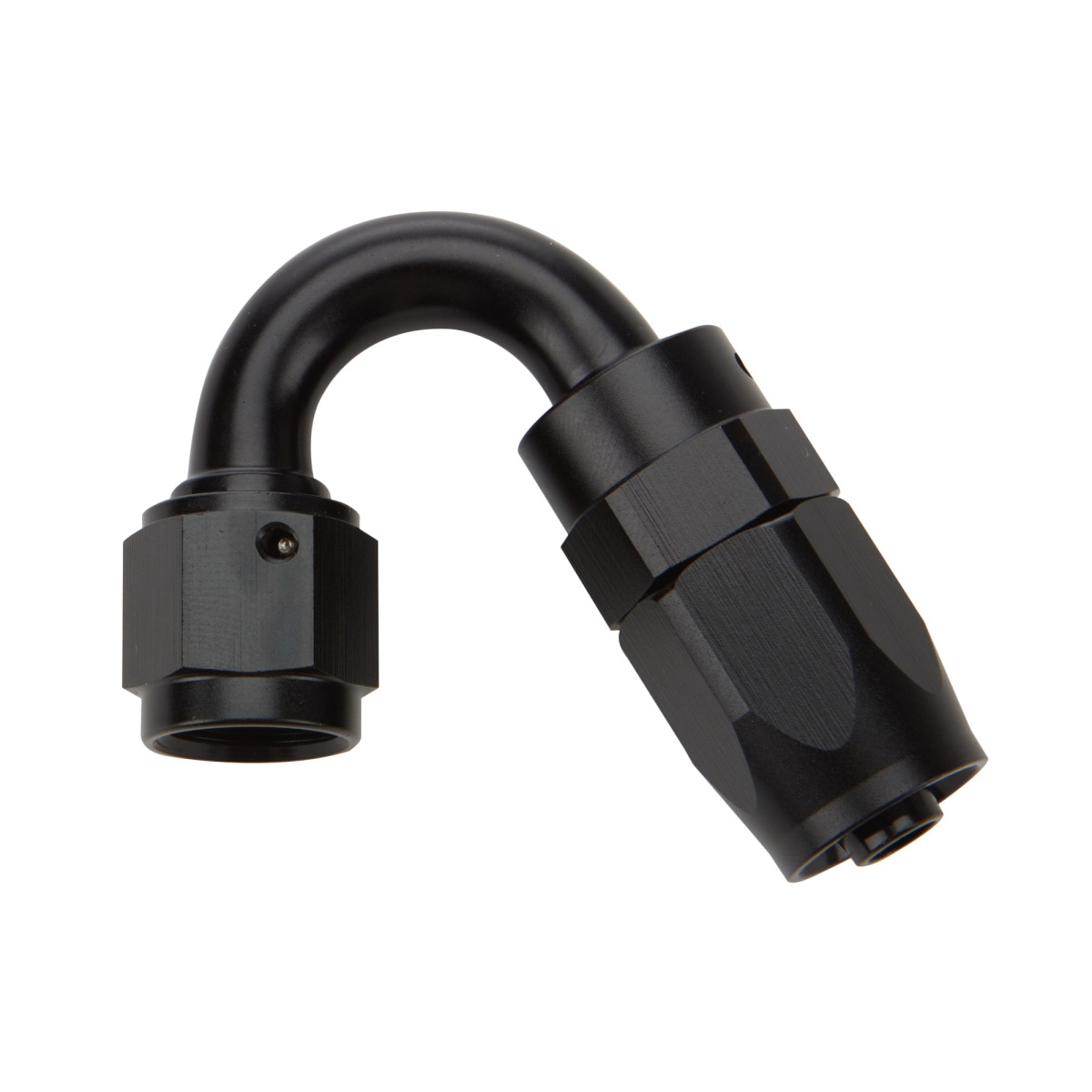 12AN 150° Reusable Hose End Elbow - Black Anodized - High Quality